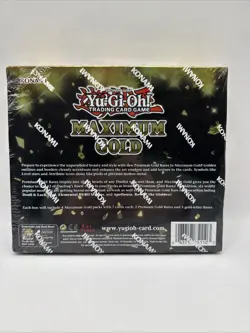 2020 YU-GI-OH MAXIMUM GOLD 1st EDITION BOOSTER BOX SEALED (4 PACKS) 83717851066 - Image 2
