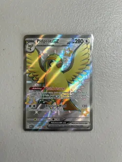 Pidgeot ex 221/091 Sv: Paldean Fates Holo - Pokemon Card Near Mint - Image 1