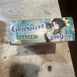 New Genshin Impact 32 Pack Booster Box Trading Card Holo CCG TCG Doujin #T069 - Image 5