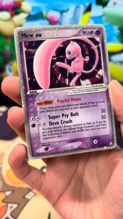Mew ex 100/110 Holon Phantoms Holo Pokemon Card - LP - Image 2