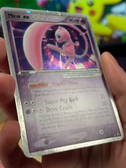 Mew ex 100/110 Holon Phantoms Holo Pokemon Card - LP - Image 5