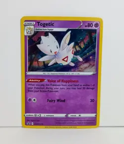 Togetic Pokemon TCG Sword & Shield Promo Card SWSH276 2022 Holo - Image 1