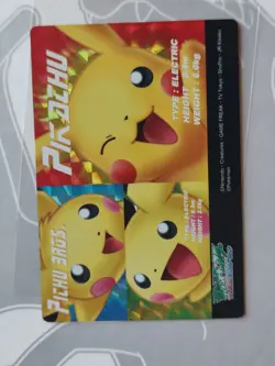 Pikachu & Pichu Bros Pokemon 2004 Prism FRLG Zukan Card Japanese #2302 - Image 2