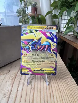 Mega Manectric ex # 050/132 Mega Evolution Double Rare Pokemon Card NM - Image 1