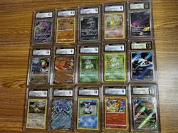 Pokemon CGC & PSA Graded Lot - 16 Cards - CGC 10, Pristine 10, PSA 10 - Image 1