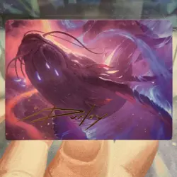 #9 Starbreach Whale ART SERIES GOLD STAMPED Edge of Eternities MTG Card 9/54 - Image 1