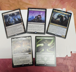 1x Lot of 5 MTG Rare Cards Sent in Flatpak (see photo)[ID: ELF1] - Image 1