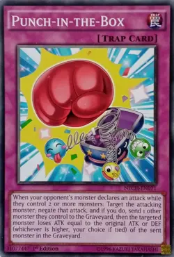 NECH-EN071 PUNCH-IN-THE-BOX COMMON 1ST EDITION YuGiOh CARD - Image 1