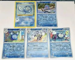 1999 Wizards Poliwag Base Set #59 Plus Card Lot Pokemon TCG - Image 1