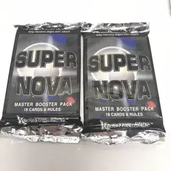 Super Nova Booster Packs NEW Sealed CCG Heartbreaker SciFi Card Game TCG 2 Pair - Image 1