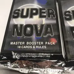 Super Nova Booster Packs NEW Sealed CCG Heartbreaker SciFi Card Game TCG 2 Pair - Image 2