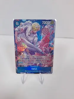 Sanji OP11-051 SR Alt Art A Fist of Divine Speed ONE PIECE Card NM English - Image 1