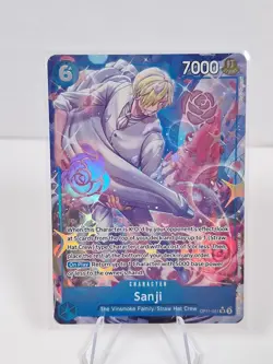 Sanji OP11-051 SR Alt Art A Fist of Divine Speed ONE PIECE Card NM English - Image 2
