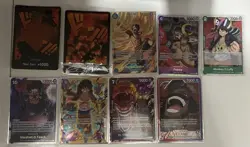One Piece TCG Bundle Fresh Pulls All Mint + Special don Cards - Image 1