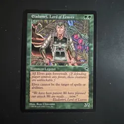 MTG Magic The Gathering Tempest Eladamri, Lord of Leaves Lightly Played LP - Image 1