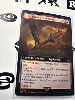 1x The Spear of Leonidas 0165 **Foil** Extended Art Assassin's Creed MTG - NM - Image 3