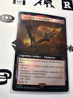 1x The Spear of Leonidas 0165 **Foil** Extended Art Assassin's Creed MTG - NM - Image 5