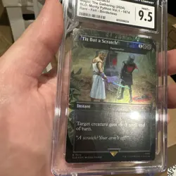 MTG CGC 9.5 'Tis But a Scratch! - Dismember Monty Python Secret Lair R 1674 Foil - Image 3