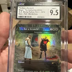 MTG CGC 9.5 'Tis But a Scratch! - Dismember Monty Python Secret Lair R 1674 Foil - Image 4