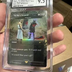 MTG CGC 9.5 'Tis But a Scratch! - Dismember Monty Python Secret Lair R 1674 Foil - Image 5