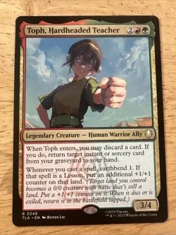 Toph Hardheaded Teacher 246 Avatar The Last Airbender Magic the Gathering 002167 - Image 1