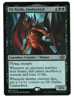 MTG Ob Nixilis Unshackled Foil Double Masters 2022 Magic The Gathering TCG - Image 1