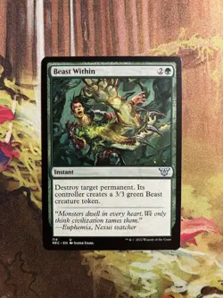Beast Within Kamigawa Neon Dynasty Commander NM MTG - Image 1