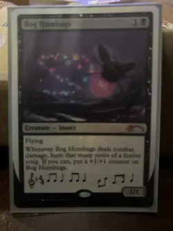 Magic the Gathering MTG BOG HUMBUGS 2018 Holiday Foil Promo - Image 1