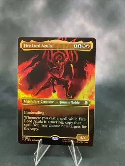 Fire Lord Azula (0334) (Borderless) Avatar: The Last Airbender Foil for sale online - Image 1