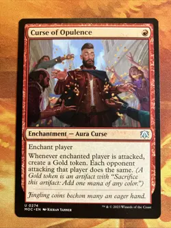 MTG Curse of Opulence Commander: March of the Machine Near-Mint!! - Image 1