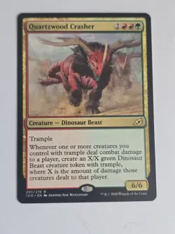 1x QUARTZWOOD CRASHER - Ikoria - MTG Magic the Gathering - Image 1
