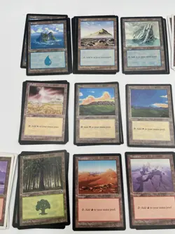 Magic MTG Old-Frame Basic Land Lot 50x Mirage Ice Age Mixed - Image 2