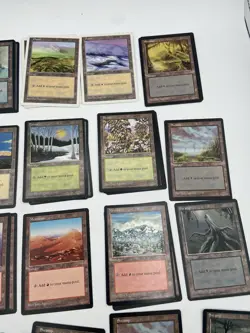 Magic MTG Old-Frame Basic Land Lot 50x Mirage Ice Age Mixed - Image 3
