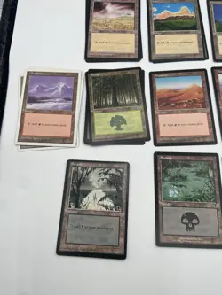 Magic MTG Old-Frame Basic Land Lot 50x Mirage Ice Age Mixed - Image 4