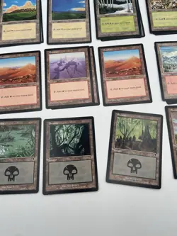 Magic MTG Old-Frame Basic Land Lot 50x Mirage Ice Age Mixed - Image 5