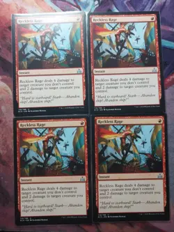 Reckless Rage x4 Rivals of Ixalan Regular - Image 1