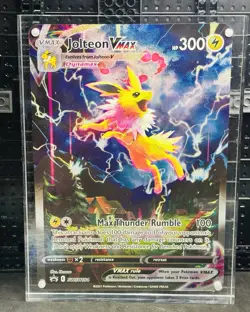 Pokemon TCG Jolteon VMAX Oversized Alt Art Full Art Promo Super Mint ! - Image 1