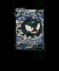 Fan-ART READ DESCRIPTION BELOW HOLO Gastly Card Stained Glass Pokemon Card p1 - Image 1