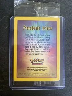 Ancient Mew Holo Promo Pokemon TCG Card Miscellaneous Products - Image 1