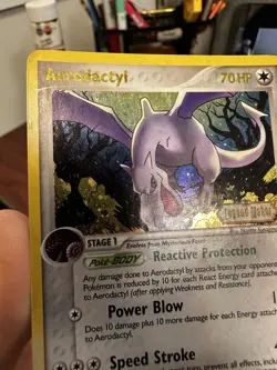Pokemon TCG Aerodactyl Holo Rare Card 1/92 EX Legend Maker - Image 3
