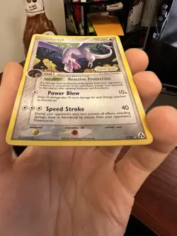 Pokemon TCG Aerodactyl Holo Rare Card 1/92 EX Legend Maker - Image 4