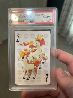 Ponyta/Rapidash- PSA 10 - 2006 JPN Pokemon Center 10th Anniversary Poker - Image 1