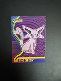 2001 TOPPS POKEMON ESPEON JOHTO LEAGUE CHAMPIONS #196 - Lightly Played - Image 1