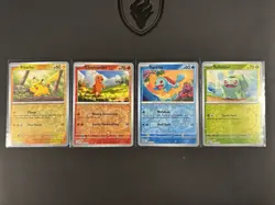 COSTCO Pokemon 151 Cosmos Promo Set Pikachu Squirtle Charmander Bulbasaur - Image 1