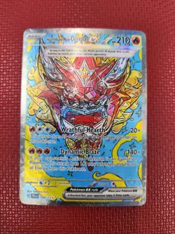 Hearthflame Mask Ogerpon EX (148/131) - Prismatic Evolutions - Pokemon TCG - NM - Image 1