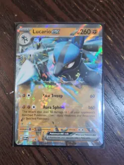 Pokemon: Lucario EX 017 Sv: Scarlet & Violet Promo Cards Holo Pokemon Card - Image 1