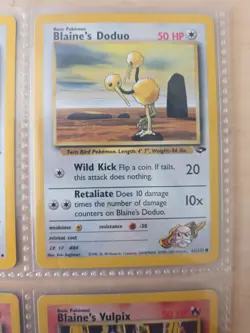 Pokemon WOTC Gym Challenge Set Of 9 Gym Cards Lot - Image 3