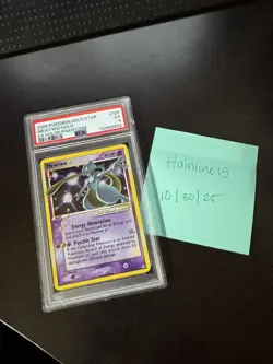 2006 POKEMON EX HOLON PHANTOMS #103 MEWTWO GOLD STAR PSA 5 - Image 3
