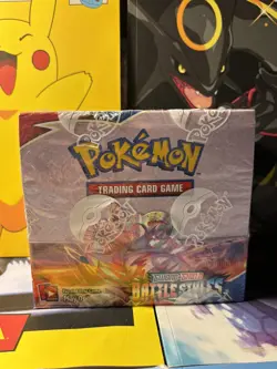SEALED Pokemon TCG: Sword & Shield - Battle Styles Booster Box (36 Card Packs) 820650818189 - Image 1