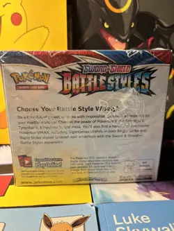 SEALED Pokemon TCG: Sword & Shield - Battle Styles Booster Box (36 Card Packs) 820650818189 - Image 2